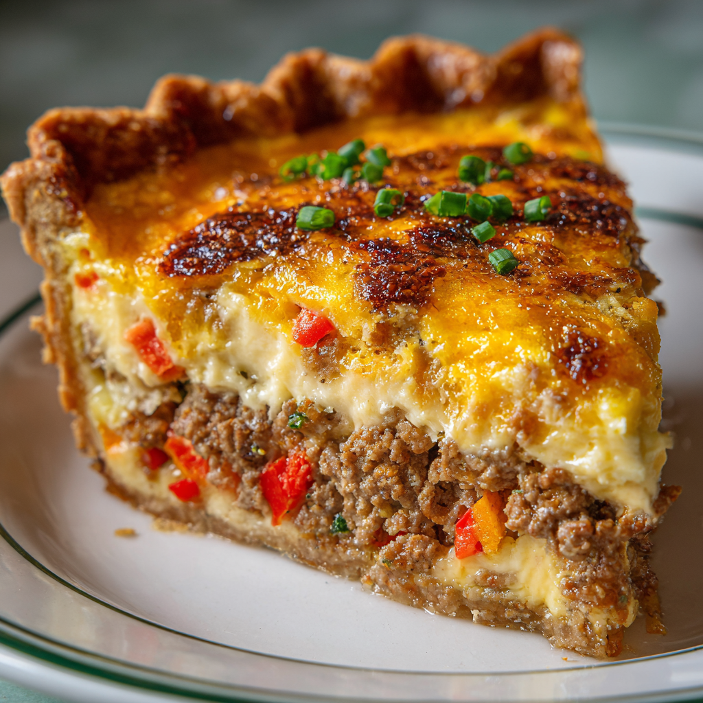 Monterey Sausage and Cheese Pie