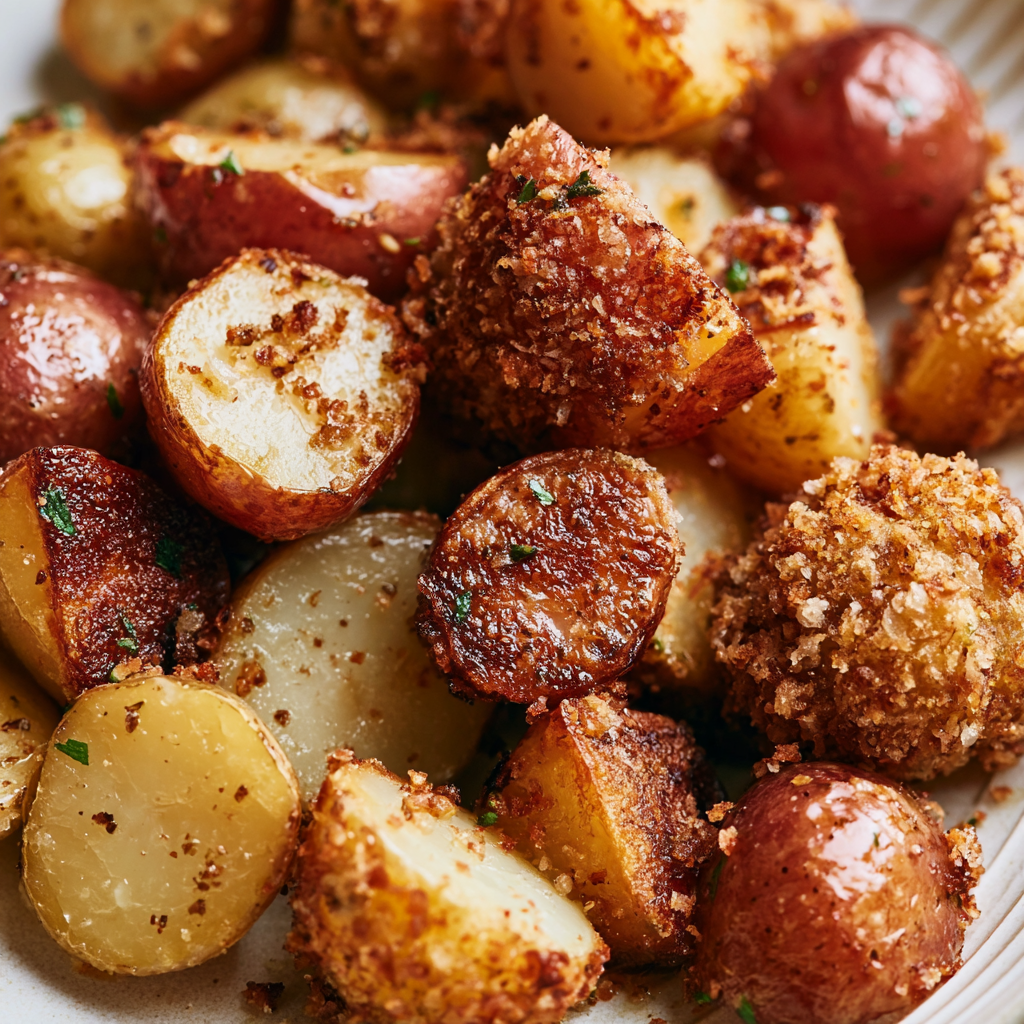 Crispy Parmesan Roasted Potatoes
