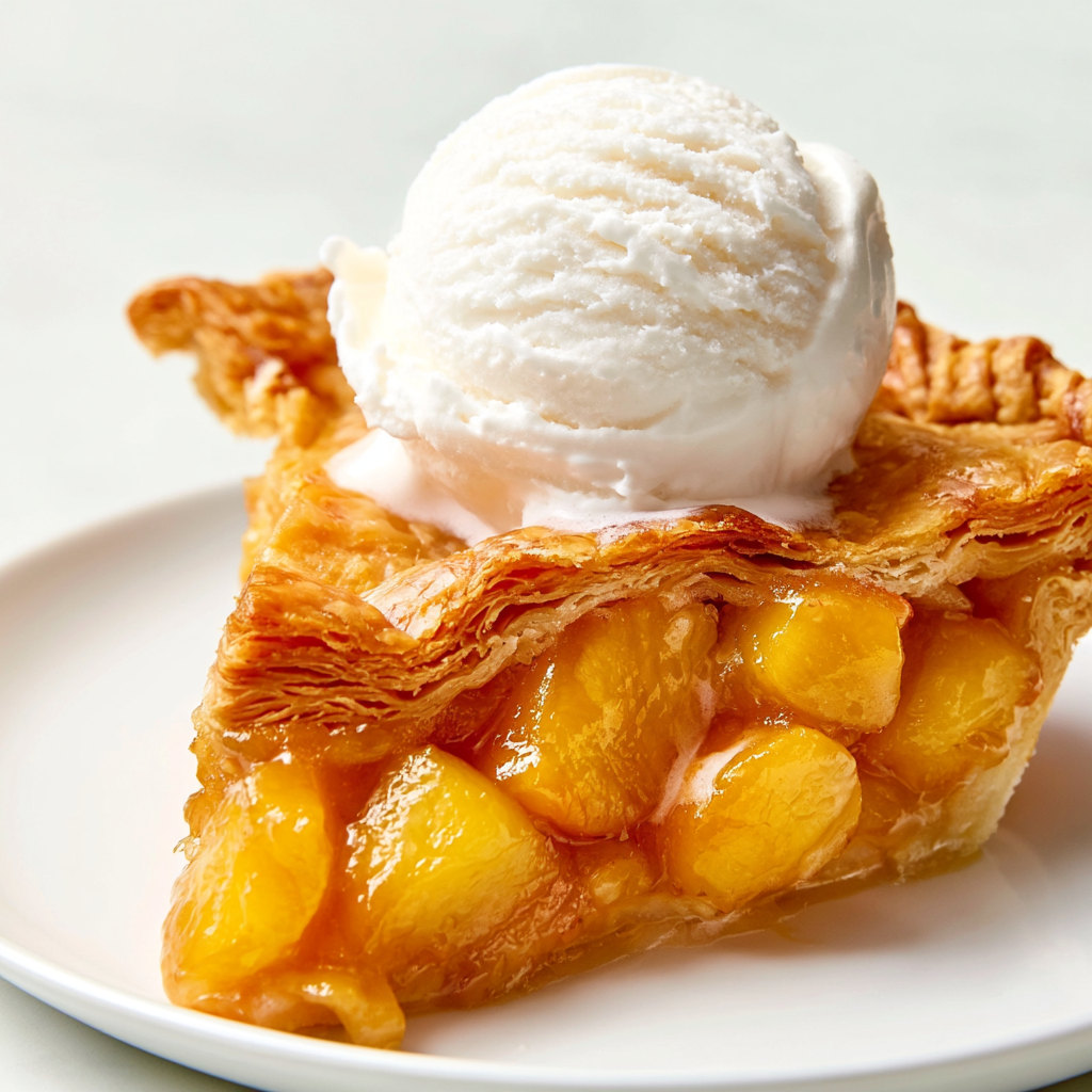 Classic Homemade Peach Pie