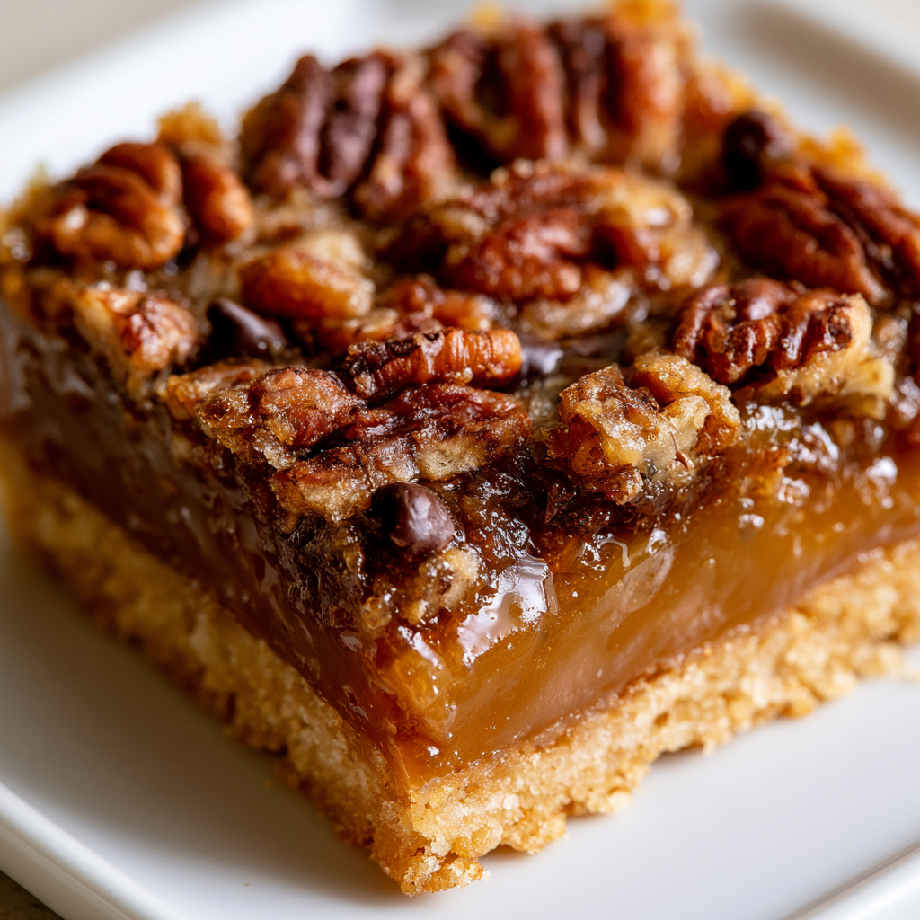 Buttery Pecan Pie Bars