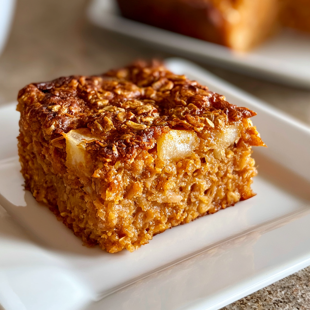 Pumpkin Apple Baked Oatmeal