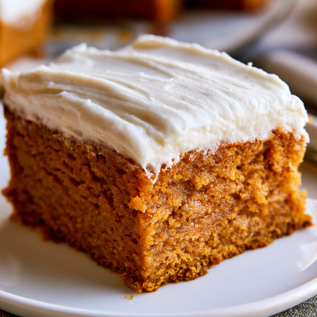 Pumpkin Bars with Cream Cheese Frosting