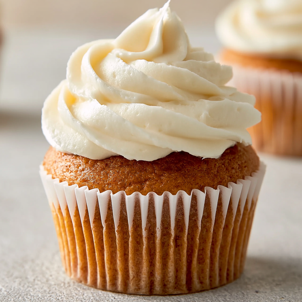Spiced Pumpkin Cupcakes with Cream Cheese