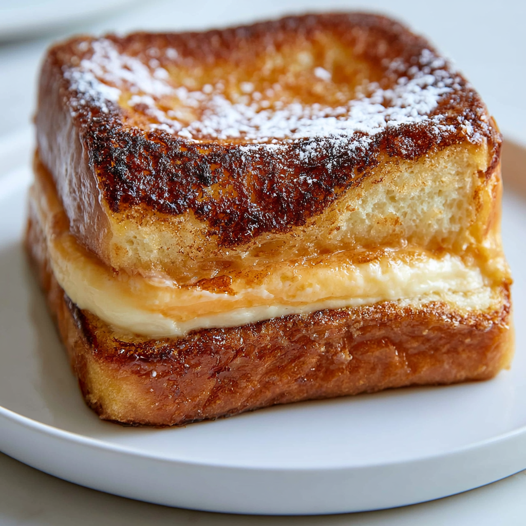 Pumpkin Cream Cheese Stuffed French Toast