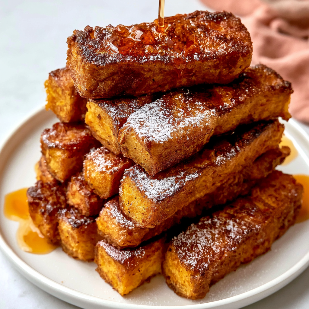 Pumpkin French Toast for Toddlers