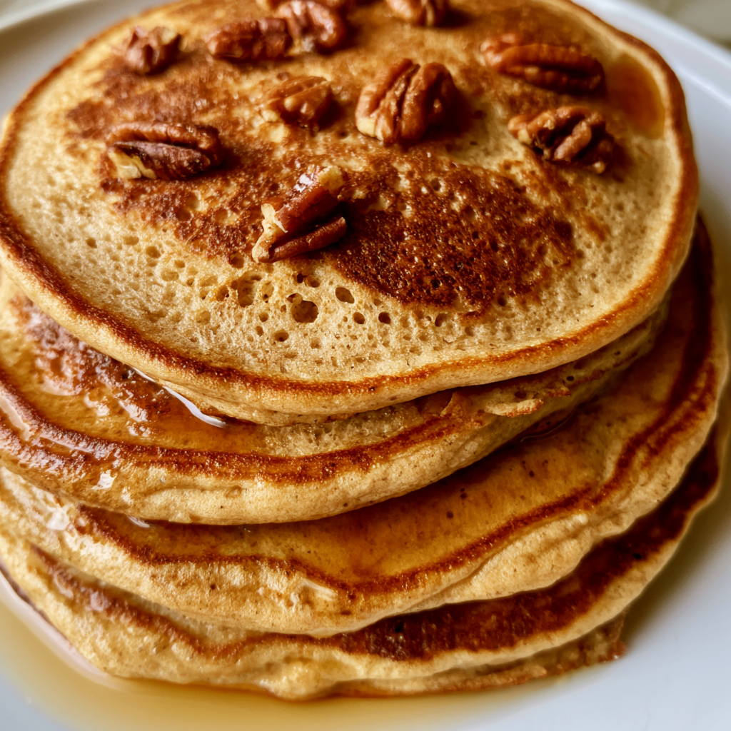 Pumpkin Greek Yogurt Pancakes