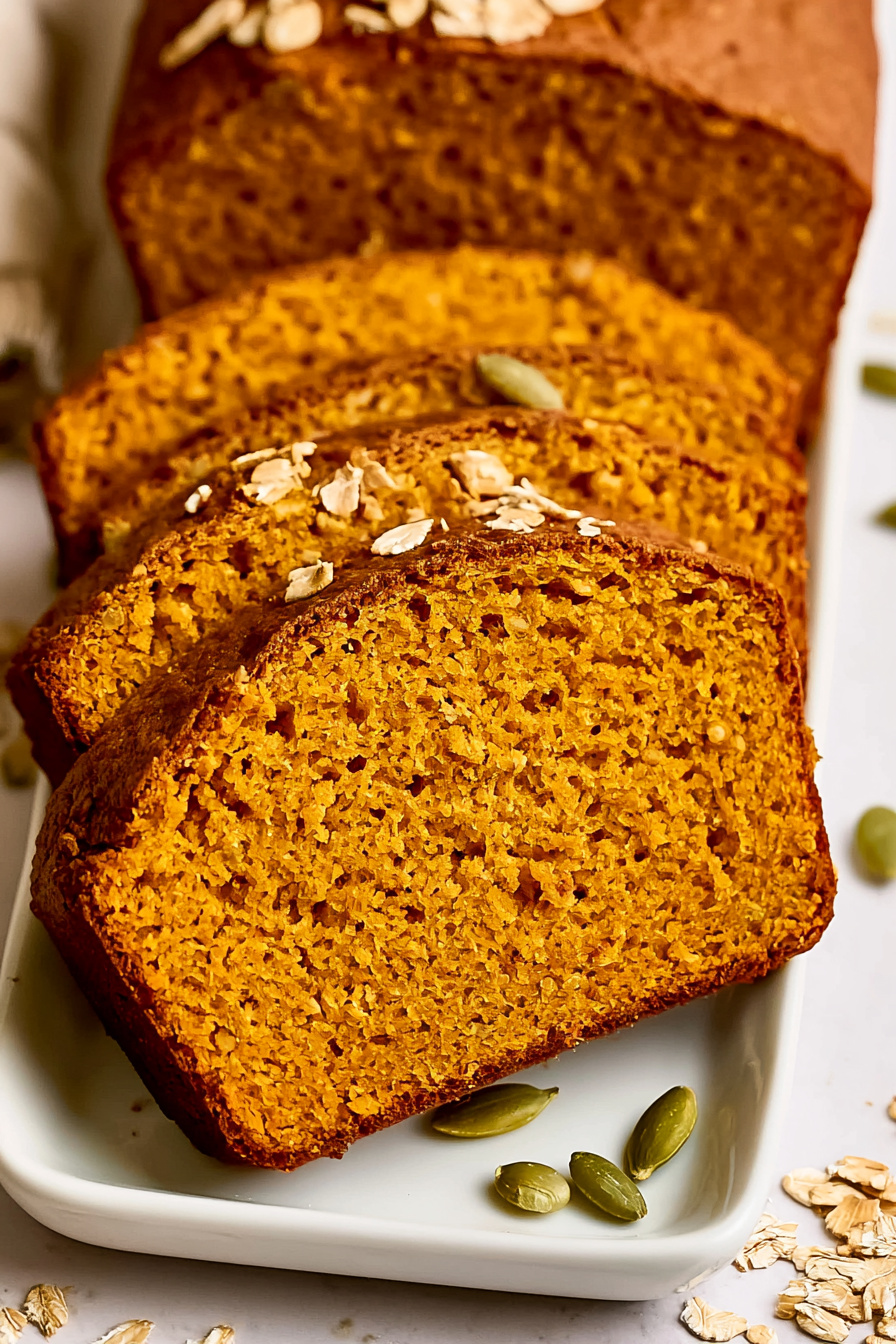Maple-Spiced Pumpkin Oat Loaf