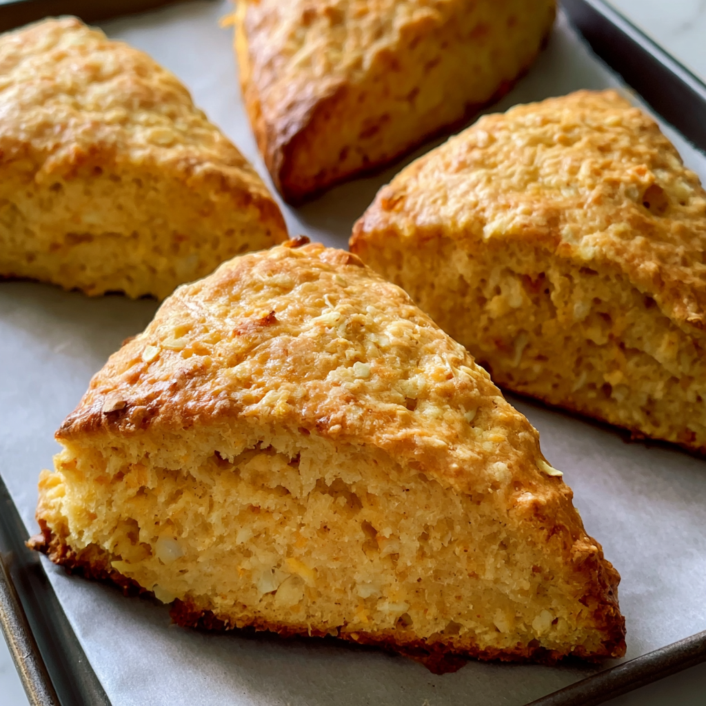 Maple Pumpkin Oatmeal Scones