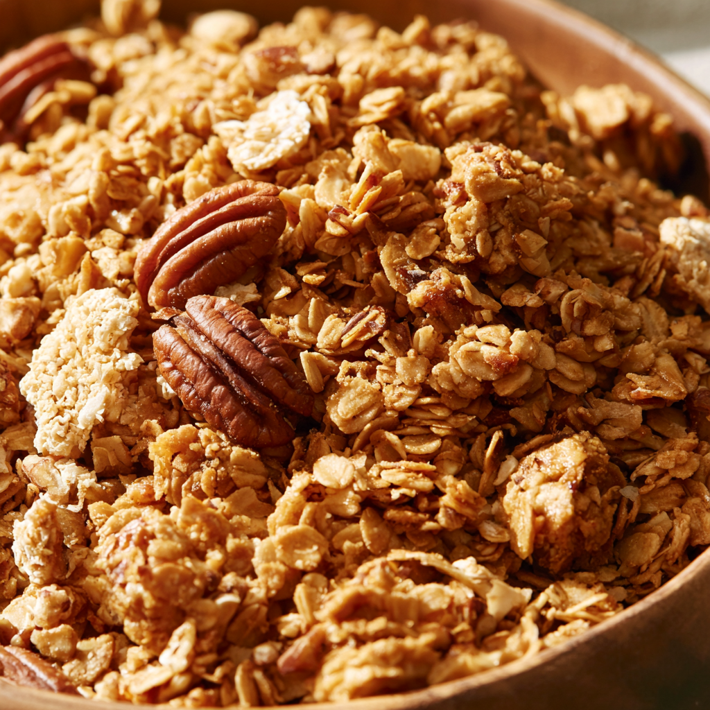 Pumpkin Pie Granola with Pecans