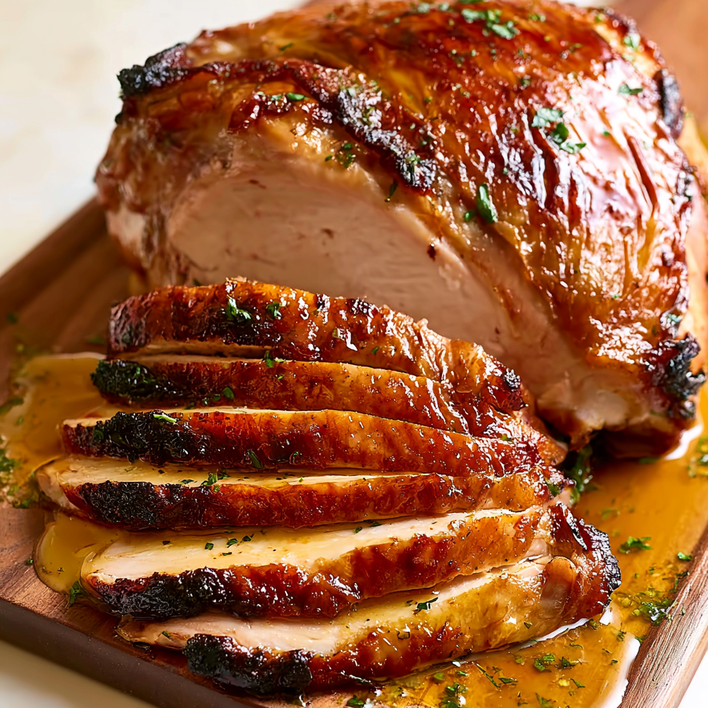 Herb Butter Roasted Turkey Thighs