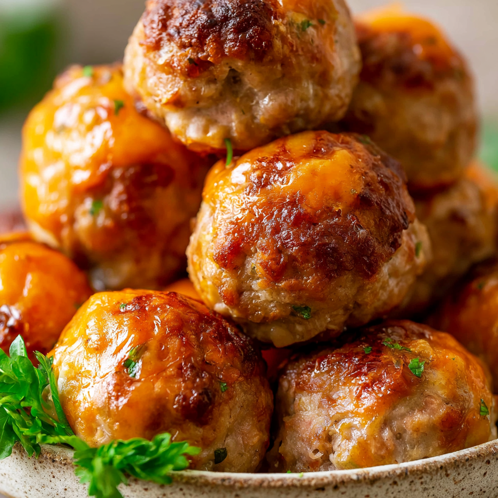 Sausage Balls with Self-Rising Flour