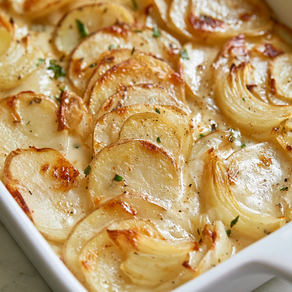 Scalloped Potatoes Without Cheese