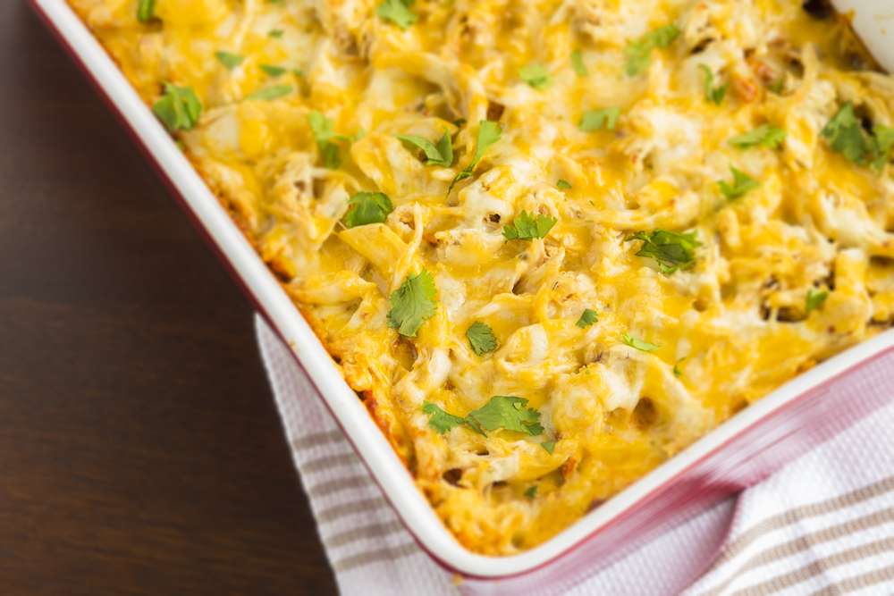 Shredded Chicken Casserole