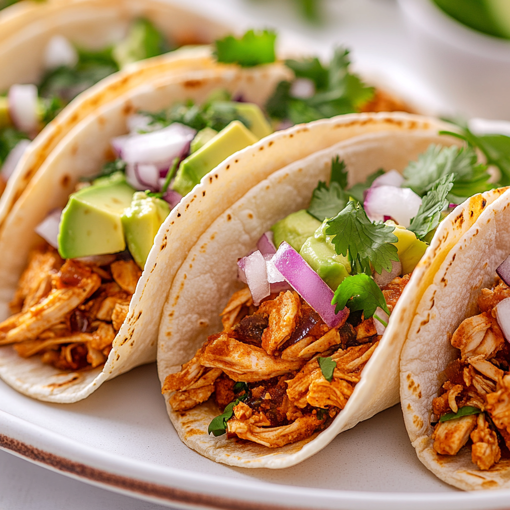 Shredded Chicken Tacos (Juicy, Fast, Street-Style)