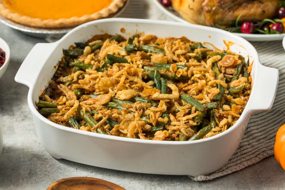 Green Bean Casserole with Onions