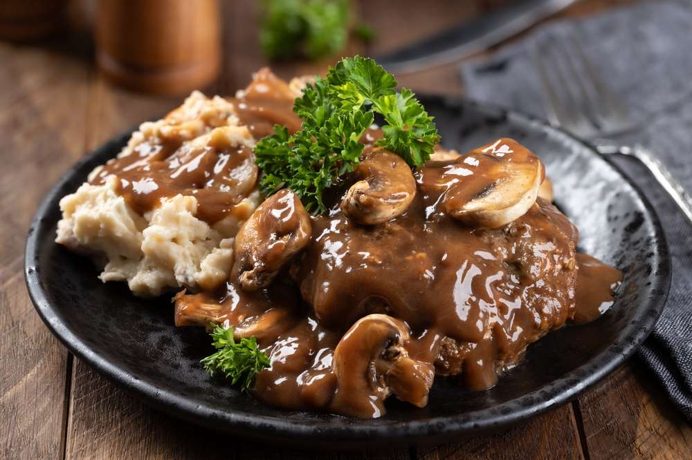 Mushroom Gravy Salisbury Steak