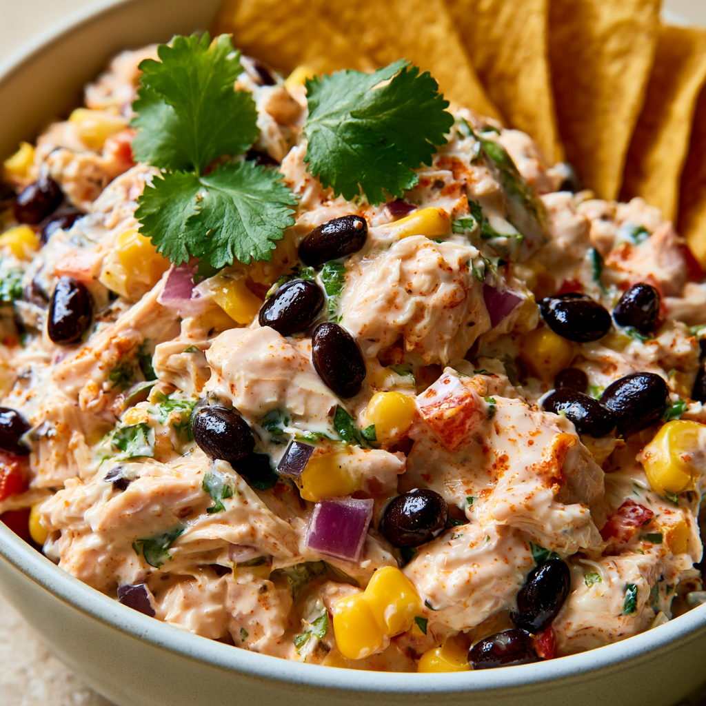 Creamy Southwest Chicken Salad