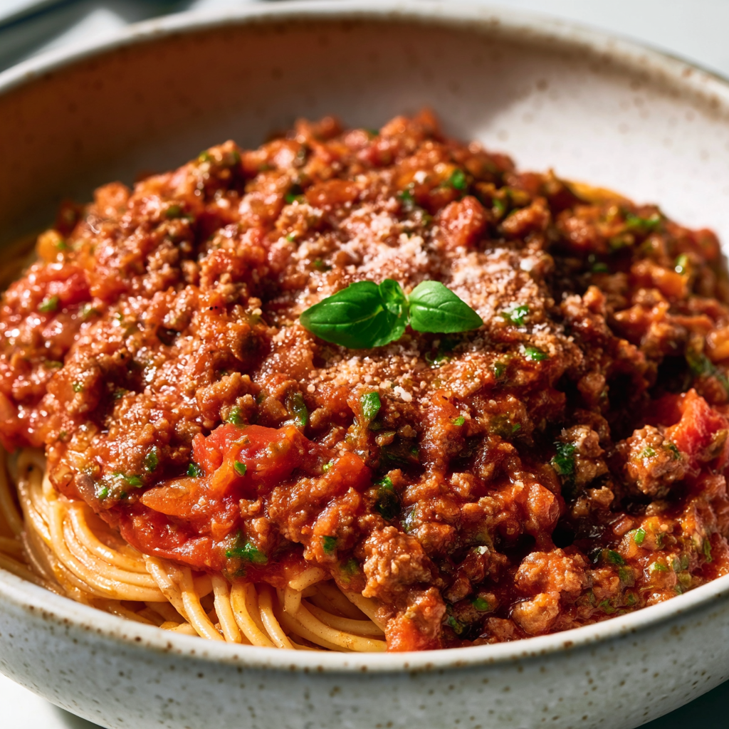 Classic Spaghetti and Meat Sauce