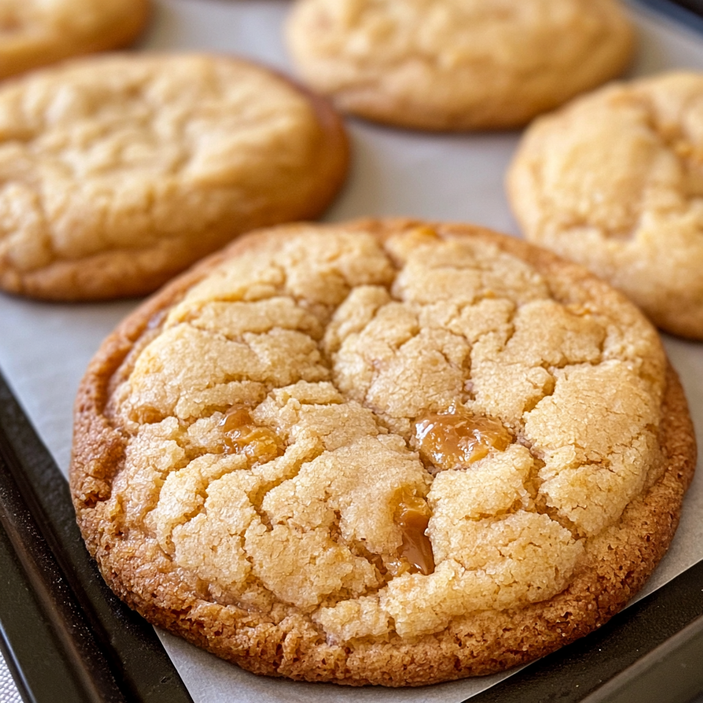 Golden Chewy Toffee Cookies