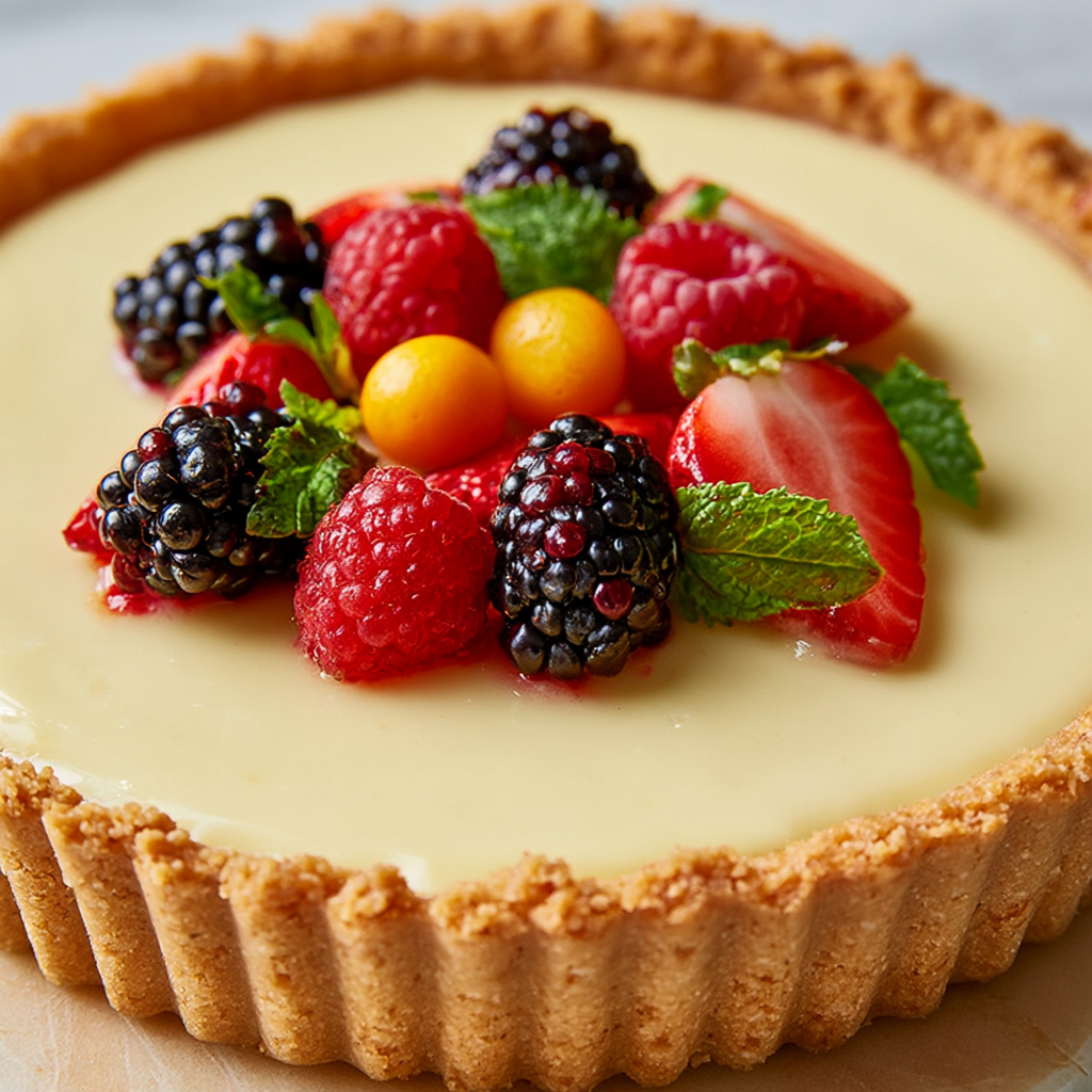 Vanilla Custard Fruit Tart