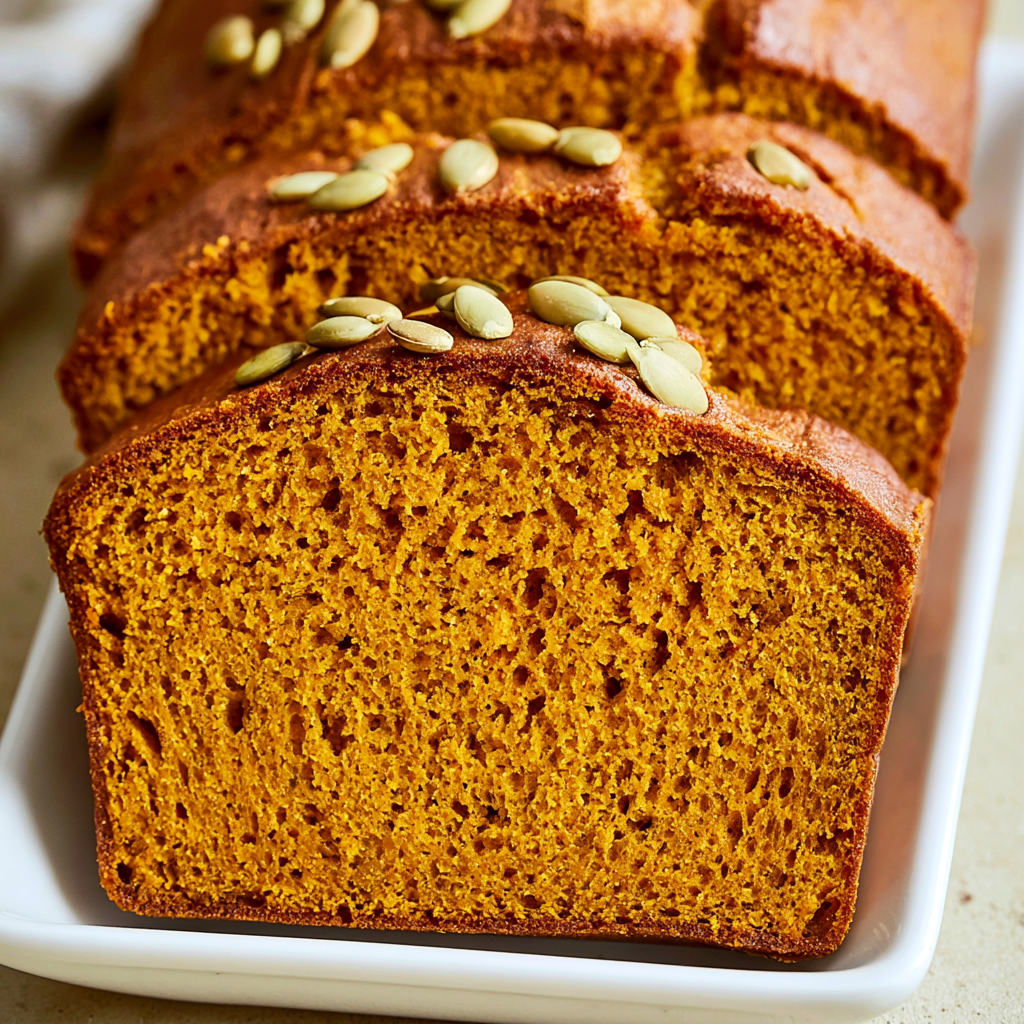 Moist Vegan Pumpkin Bread