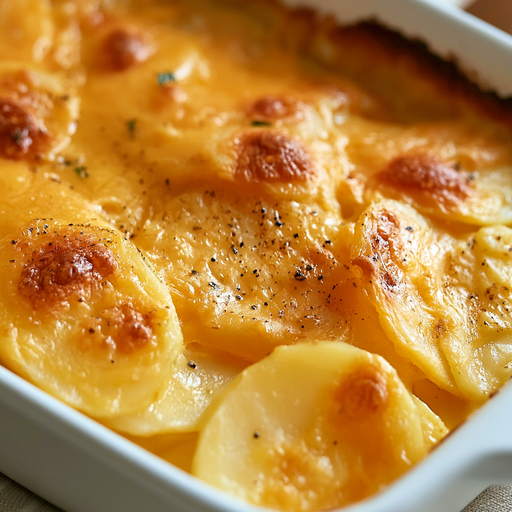 Creamy Velveeta Scalloped Potatoes