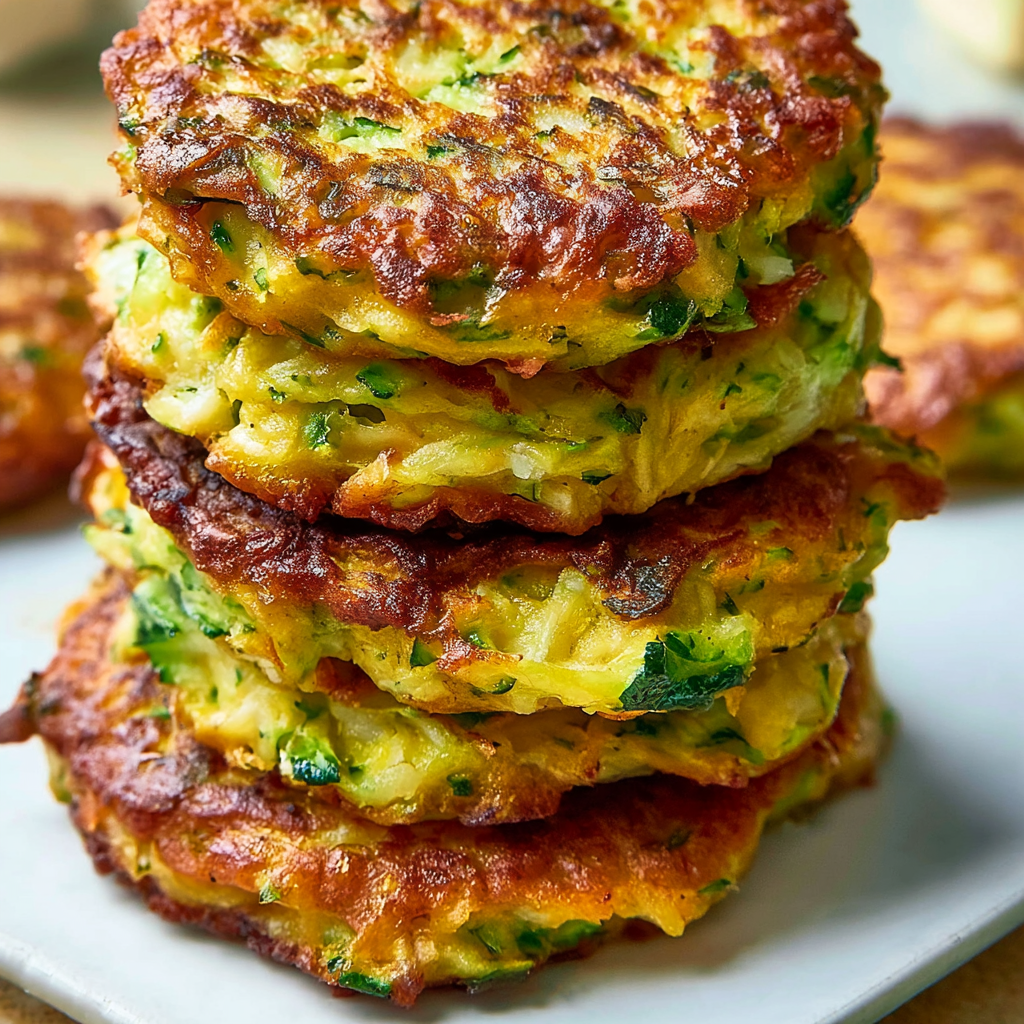 Crispy Golden Zucchini Fritters