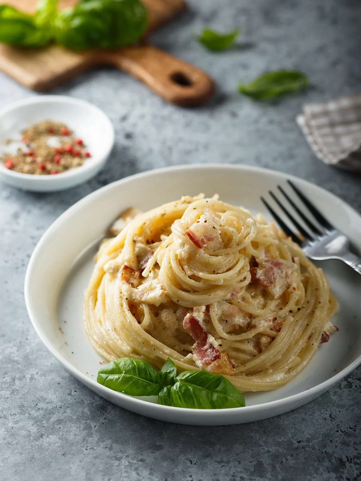 Homemade Carbonara Pasta