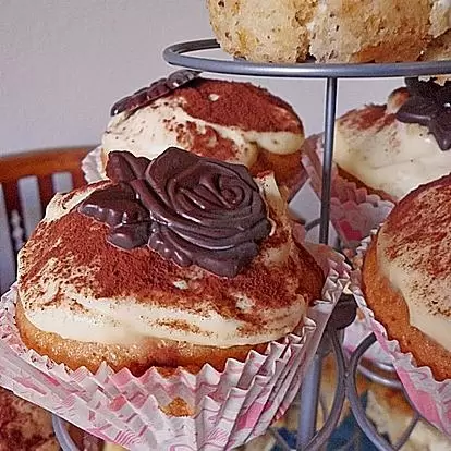 Tiramisu – Cupcakes mit Mascarponecreme