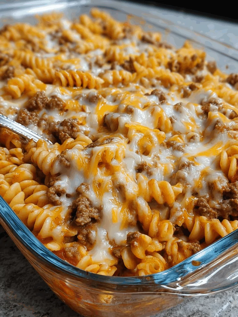 4 Ingredient Hamburger Casserole