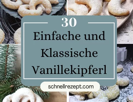 Einfache und Klassische Vanillekipferl