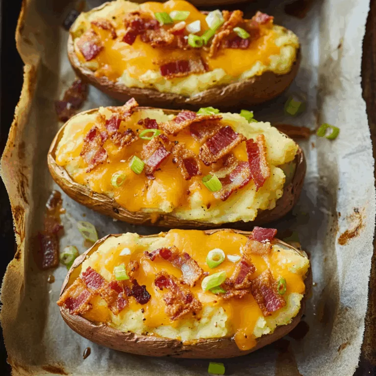 twice baked potatoes recipe