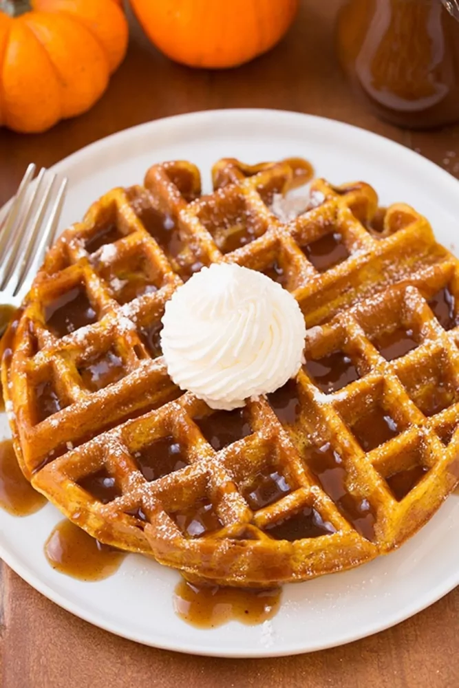 Pumpkin Waffles