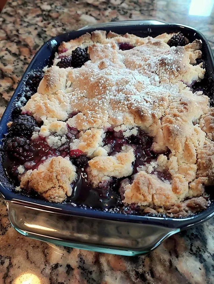 Easy Blackberry Cobbler