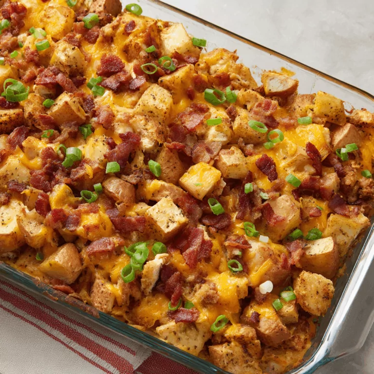 Loaded Chicken and Potato Casserole