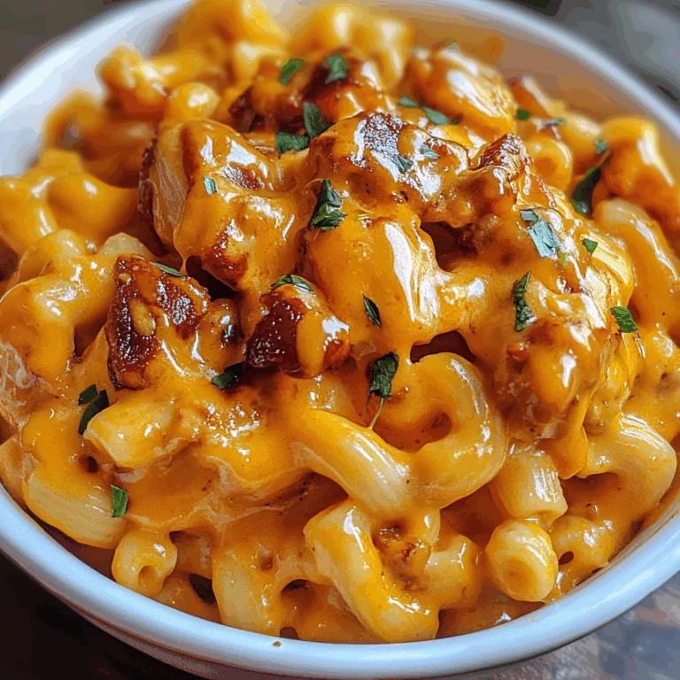 BBQ Chicken Mac and Cheese