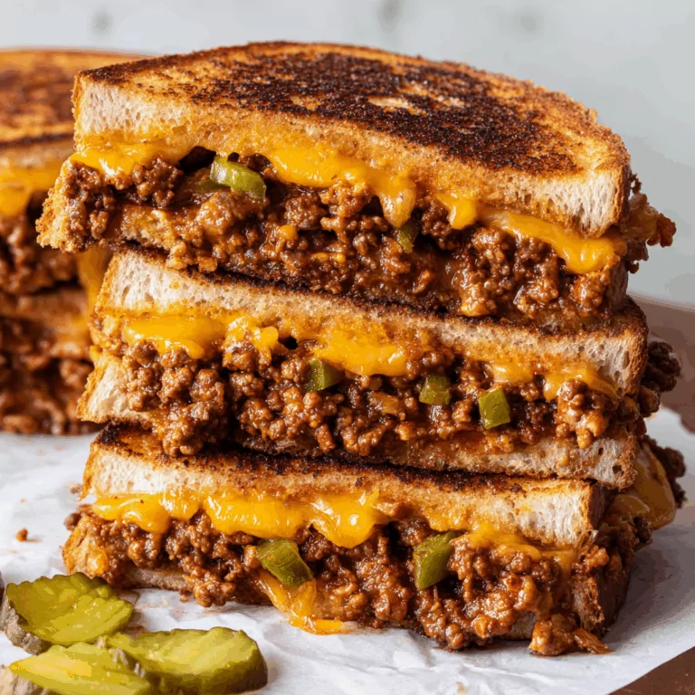 Sloppy Joe Grilled Cheese
