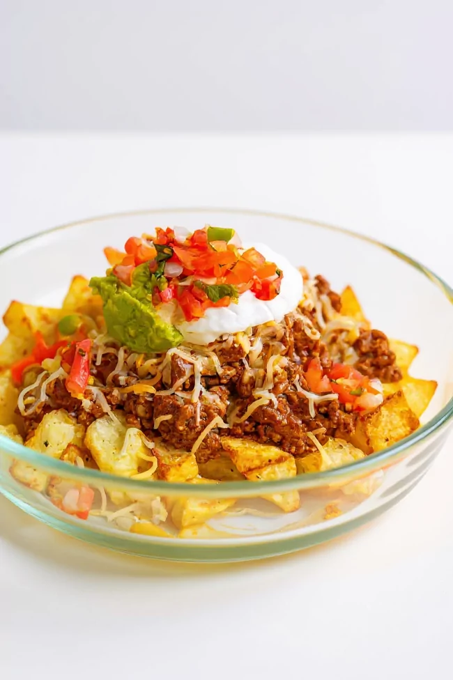 Cheesy Taco Potatoes