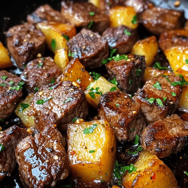 Garlic Butter Steak and Potatoes