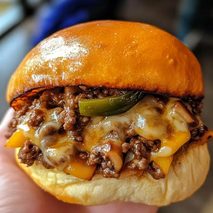 Philly Cheese Steak Sloppy Joes