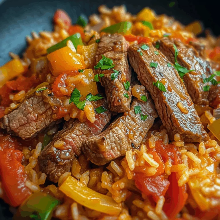 Queso Steak Fajita Skillet