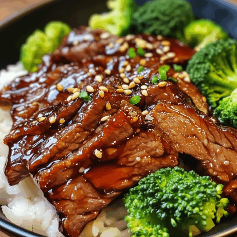 Slow Cooker Teriyaki Beef and Broccoli